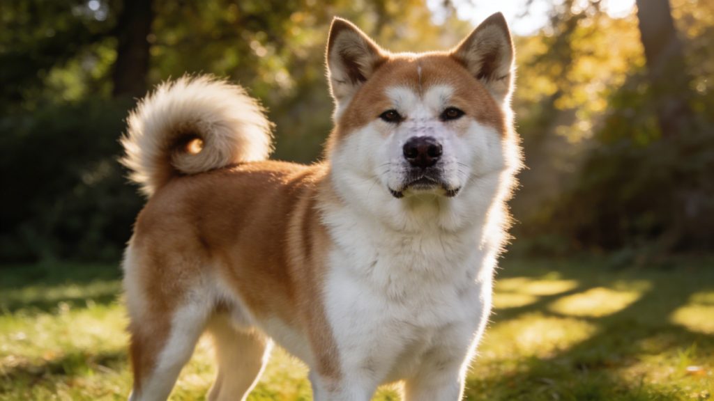 akita americain race chien