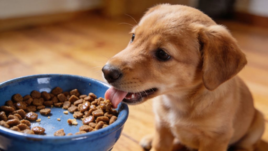chiot nourriture